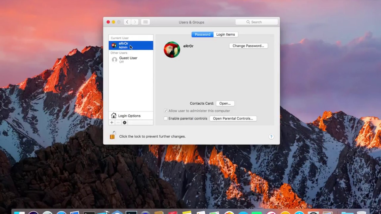 how to change passport for mac